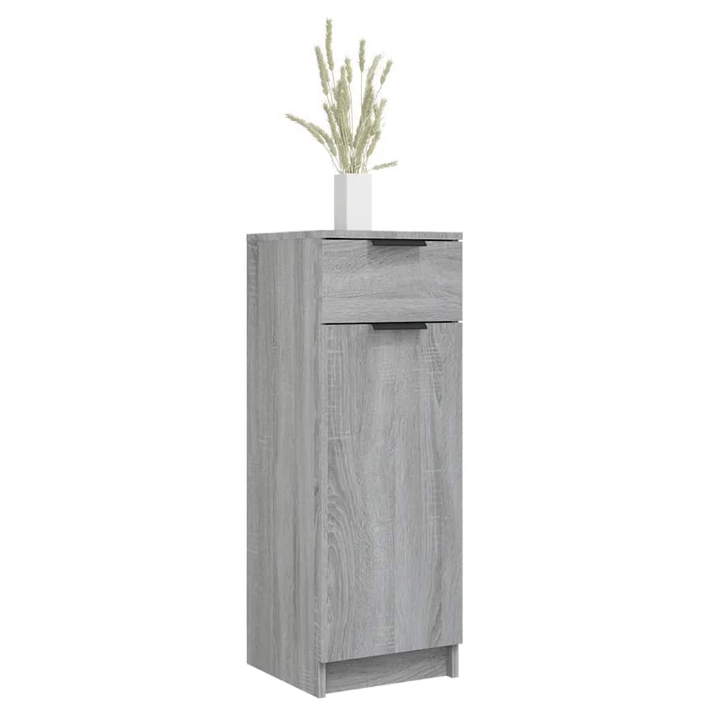 Bathroom Cabinet Grey Sonoma 32x34x90 cm Engineered Wood